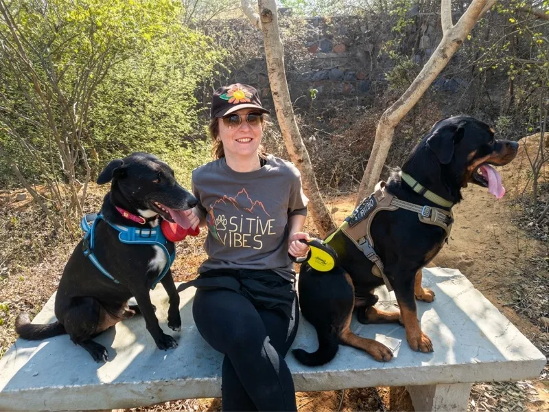 Kenya, Shifu, Jackie, Bob and Lucie — the Bowl d'Amour pack